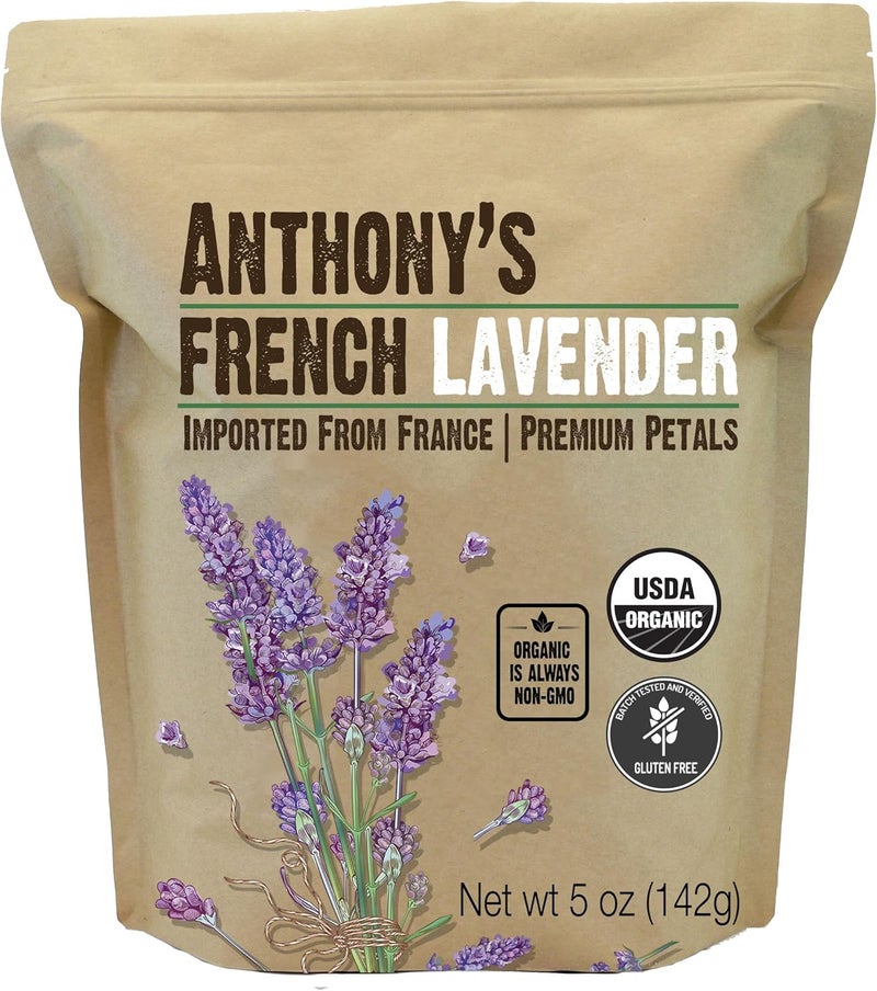 Anthony's Organic French Lavender Petals - 5 oz - Image 1